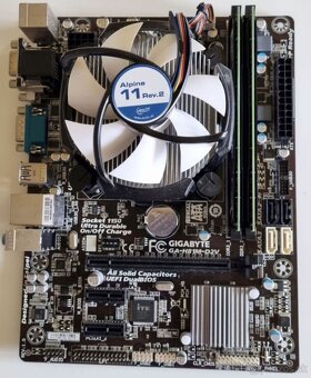 Gigabyte GA-H81M-D2V + i5-4670 + 8GB/16 GB DDR3 - 2