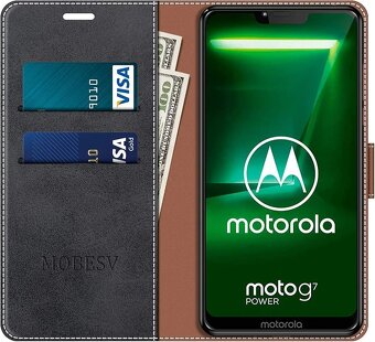 NOVÉ ochranné flipové púzdro pre Motorola G7 Power - 2