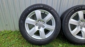 Zimná sada originál Audi A6, 5x112 R17 + pneu 225/55 R17 - 2