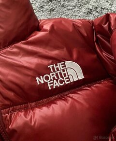 The North Face 1996 Nuptse Cropped Puffer Jacekt–Red - 2