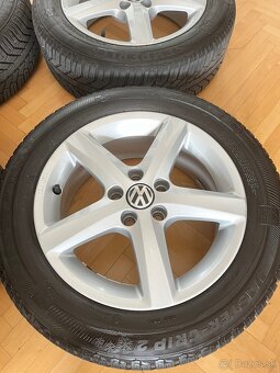 Disky VW Aspen 6J R15 ET40 5x100 + pneu Semperit 185/60 - 2