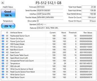 2,5" SSD KingSpec/SP/Patriot/GO Infinity/Crucial 512GB - 2