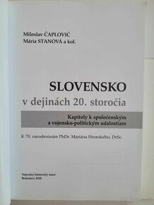 Slovensko v dejinách 20. storočia Čaplovič - 2