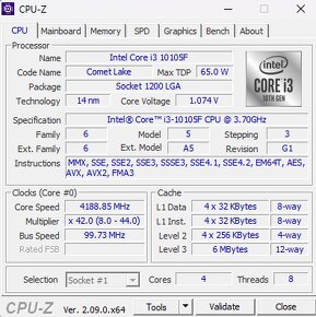 Intel i3 10105f - 2