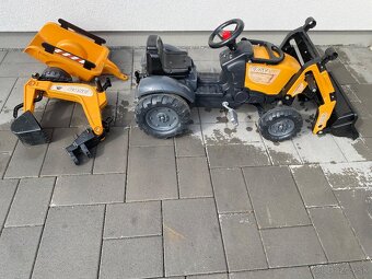 Falk Šlapací traktor 967N Case CE s nakladačom a - 2