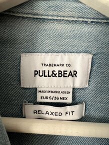 Štýlová pánska rifľová košeľa Pull&Bear (S) - TOP STAV - 2