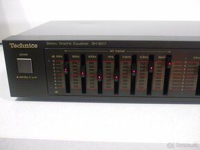 TECHNICS 2x7 pasmovy equalizer SH-8017, vyroba Japan - 2