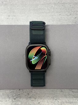 Apple Watch Ultra 2 49mm Black / Dark Green Alpine Loop - 2