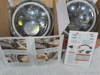 Led okruhle svetla 178mm - V3S, TaTra, Nissan - 2