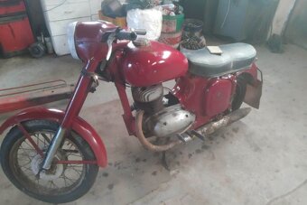 Jawa 250 s starym TP - 2