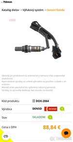 Lambda sonda DENSO DOX-2064 - 2