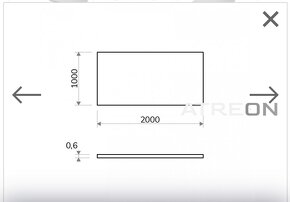 Pozinkovany plech 2x1m  0.6mm - 2