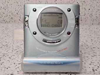 ALUMINIUM MINIDISC SHARP MD-MT866 + STOJAN / MD RECORDER - 2