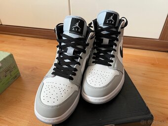 Nike air jordan 1 mid smoke gray - 2