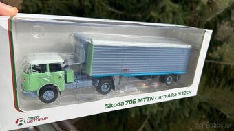 Škoda Liaz 706 MTTN s návesom Orličan Alka N12CH  1/43 - 2