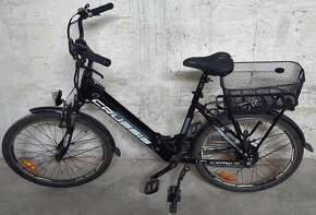 Predám 2x elektro bicykle CRUSSIS e-City 1.15 Biely 17 rám č - 2