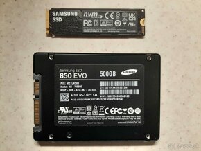 Predám SSD Samsung 980 1TB NVMe a Samsung 850 EVO 500GB SATA - 2