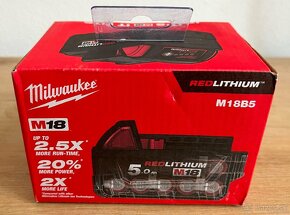 Milwaukee M18 batéria B5 - 5,0Ah - 2