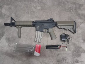 Delta Armory airsoft zbraň M4 CQB-R Charlie Half Tan - 2