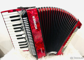 Predám akordeón Hohner Bravo II 48 basový - 2