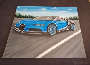 Bugatti Chiron (maľované ručne) - 2