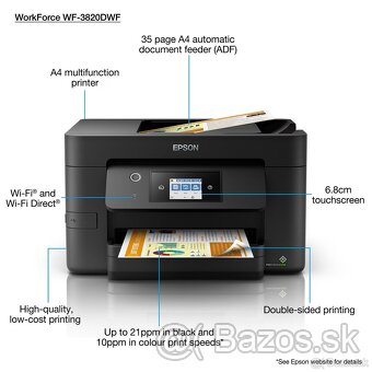 Atramentová tlačiareň Epson WorkForce Pro WF-3820 - 2