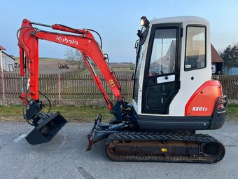 Minibagr Kubota KX61-3 hyd.svahovka+podkop,rok2011 - 2