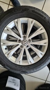 Predám origo. Alu disky VW Tiguan 5x112,R17 a letne pneu. - 2