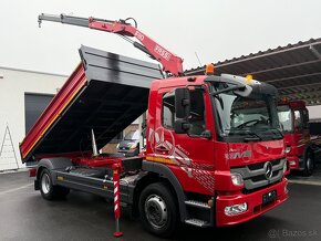 MERCEDES-BENZ ATEGO 1222 SKLÁPAČ S3 HYDRAULICKÁ RUKA FASSI - 2