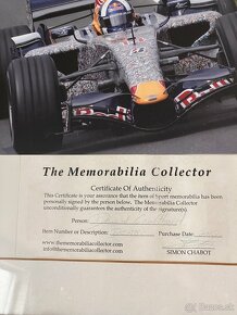 David Coulthard podpis+CoA - 2