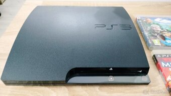 PS3 Slim s 250GB HDD, príslušenstvom + 6 hier - 2