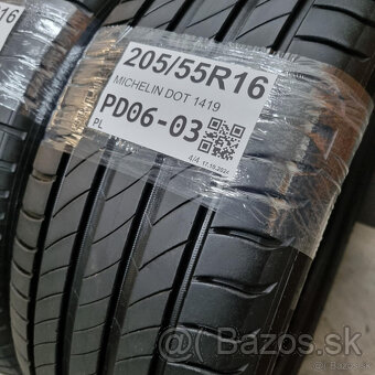 Letné pneumatiky 205/55 R16 MICHELIN DOT1419 - 2