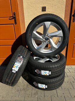 5x112 R18 7J ET43 Škoda Kodiaq + 235/55 R18 letné najazdené - 2