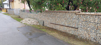 Gabion, Gabiony, Ploty z gabionov, Gabionové oporné múry - 2