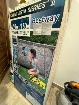 Bestway Power Steel Stacked Stone Swim Vista bazén - 2