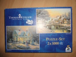 Puzzle 2x 1000ks Thomas Kinkade - 2