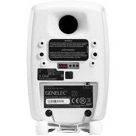 Genelec G One 2-Way Powered Bookshelf Speaker (White, Single - 2