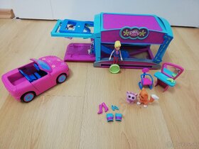 Polly pocket auto + garáž - 2