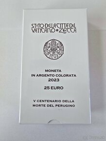 VATIKAN 25 EURO PROOF STRIEBORNÁ MINCA - 2