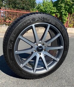 Mercedes ORIGINÁL AMG kolesá 5x112 R19 + pneu Zimné - 2