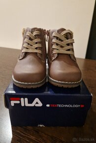 NOVE Fila clenkove zimne detske zateplene cizmy topanky 22 - 2