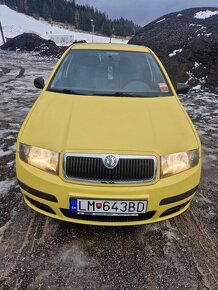 Škoda Fabia 6Y2 1.2 HTP,2006, žltá, 40 kW, 137 xxx km, - 2