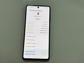 Samsung A71 6/128GB stav NOVÉHO - 2