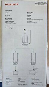 Wifi USB adaptér Mercusys MW300UH 2 4GHz  2x 5dBi anténa - 2