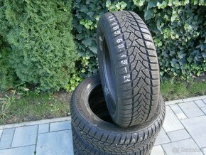 Predám 4x zimné temer nové pneu UNIROYAL 185/60 R15 84TXL - 2