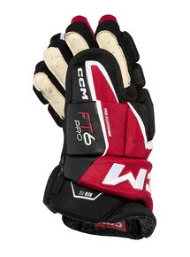 Hokejové rukavice CCM JetSpeed FT6 Pro Black/Red/White SR - 2