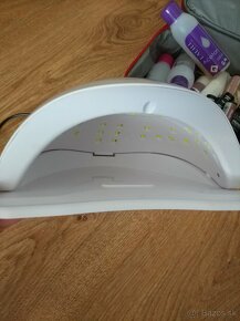 UV lampa na gel lak nechty + laky - 2