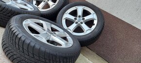 Alu Audi 5x112 a zimné Bridgestone Blizzak 215/55 R17 - 2