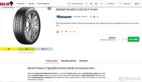 Barum Polaris 6 235/55 R19 - Zimné - 2