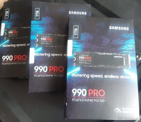 1TB SSD SAMSUNG 990 PRO M.2 PCI-e 4.0 NVMe - nový - 2